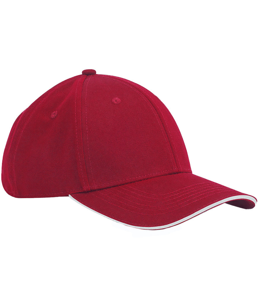 Beechfield EarthAware® Classic Organic Cotton 6 Panel Sandwich Peak Cap