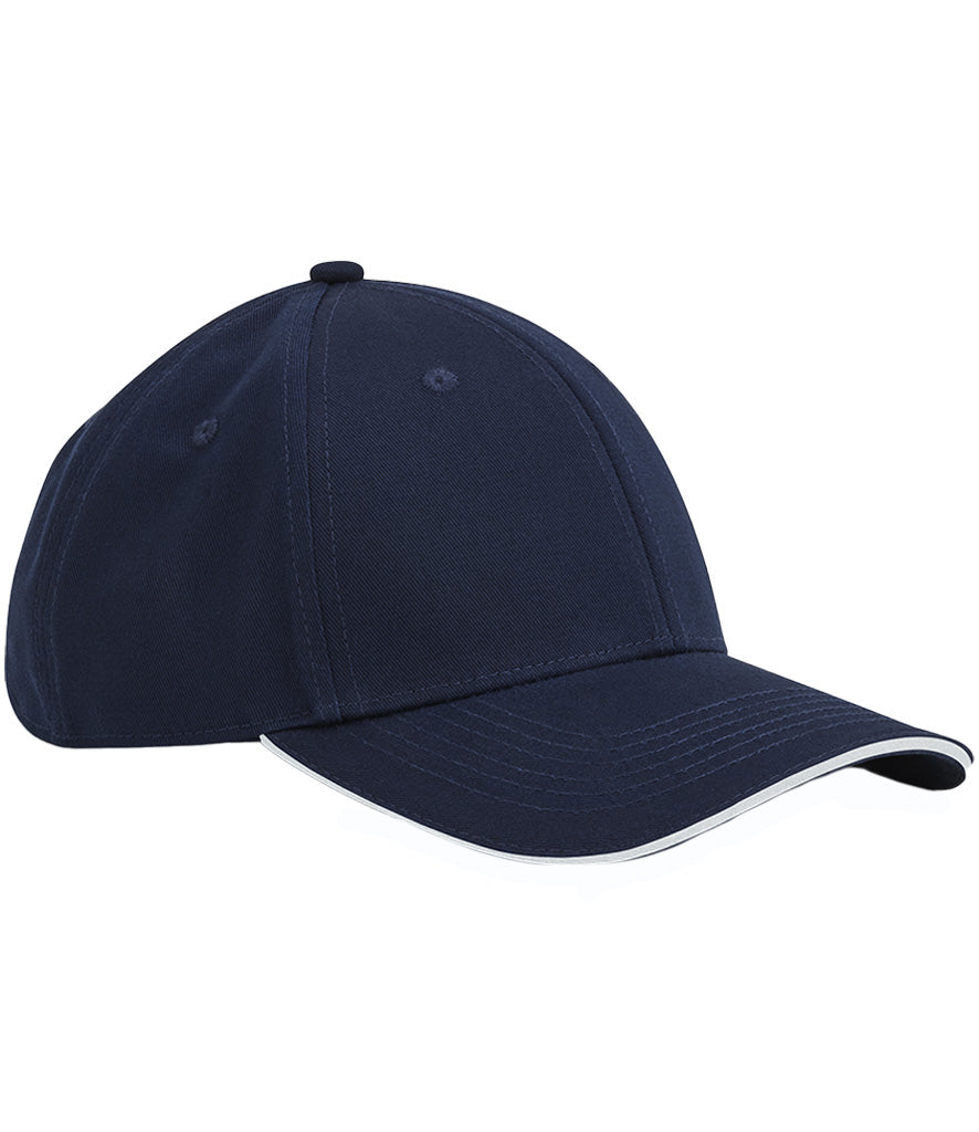 Beechfield EarthAware® Classic Organic Cotton 6 Panel Sandwich Peak Cap