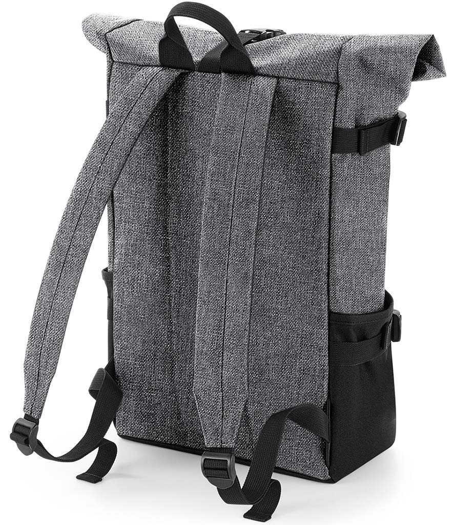 BagBase Block Roll-Top Backpack