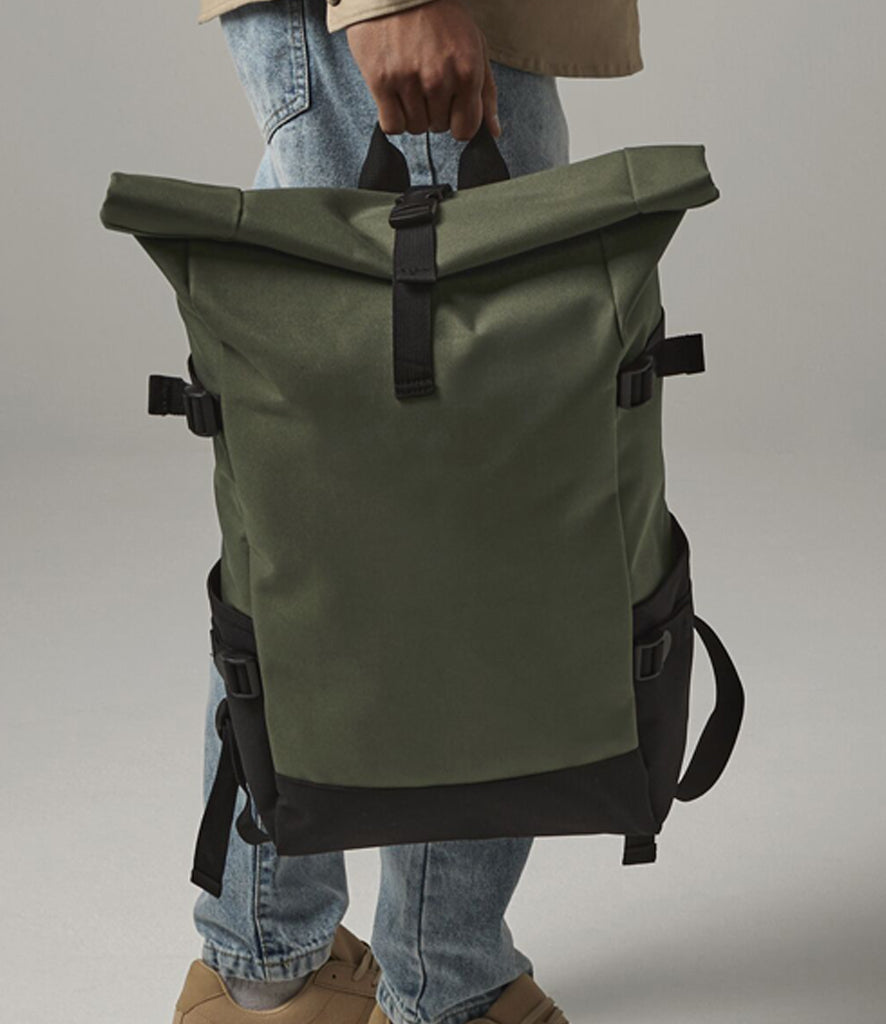 BagBase Block Roll-Top Backpack