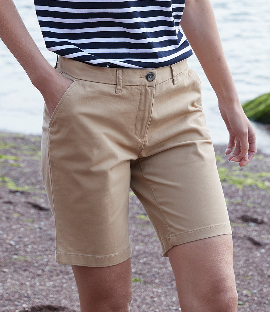 Front Row Ladies Stretch Chino Shorts