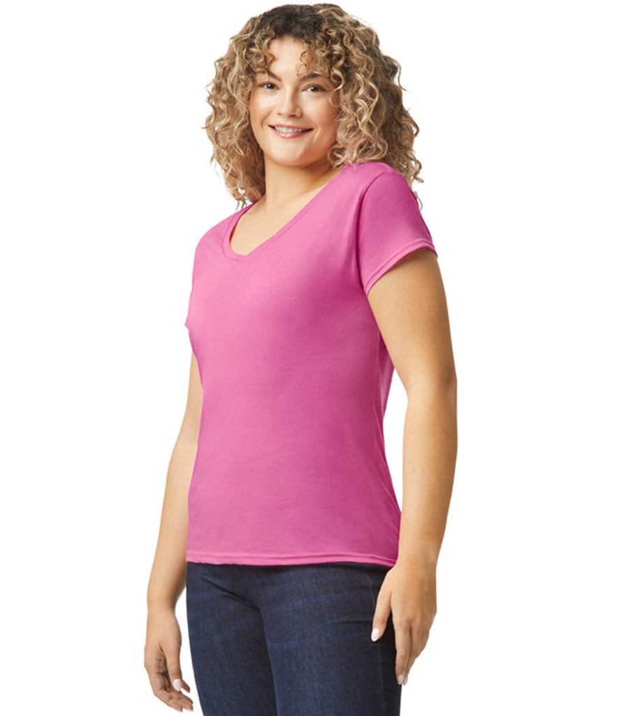 Gildan Ladies SoftStyle® V Neck T-Shirt