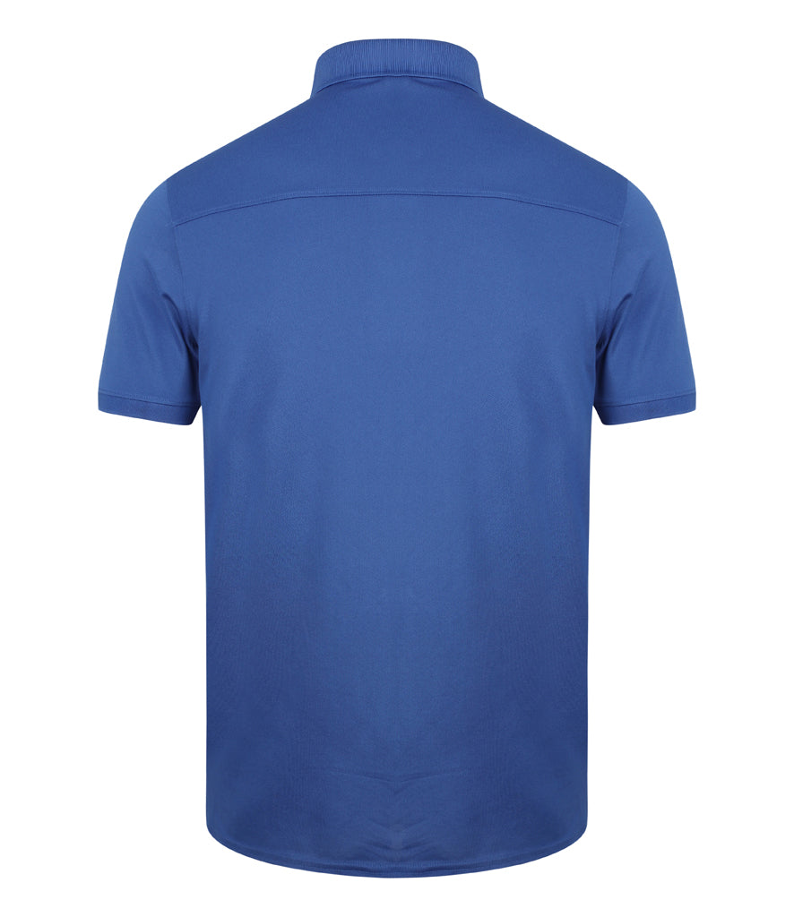 Henbury Slim Fit Stretch Microfine Piqué Polo Shirt