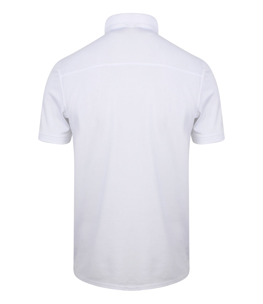 Henbury Slim Fit Stretch Microfine Piqué Polo Shirt