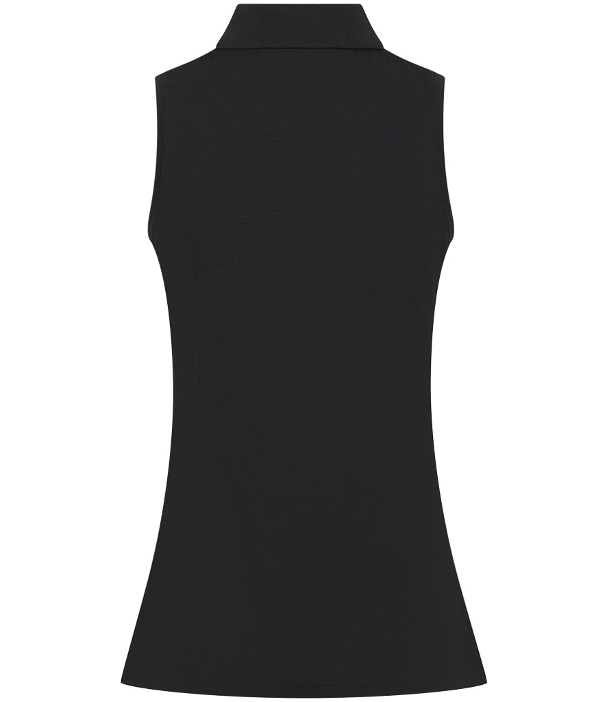 Henbury Ladies Sleeveless Coolplus® Polo Shirt
