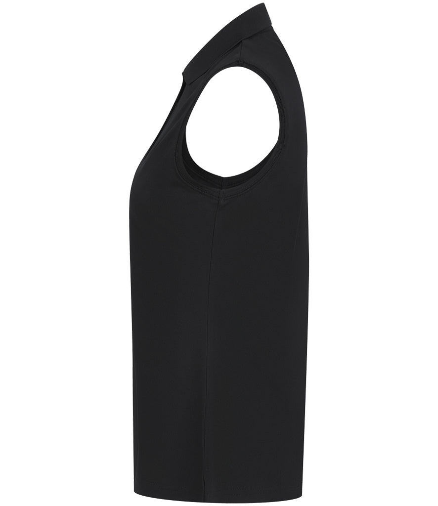 Henbury Ladies Sleeveless Coolplus® Polo Shirt