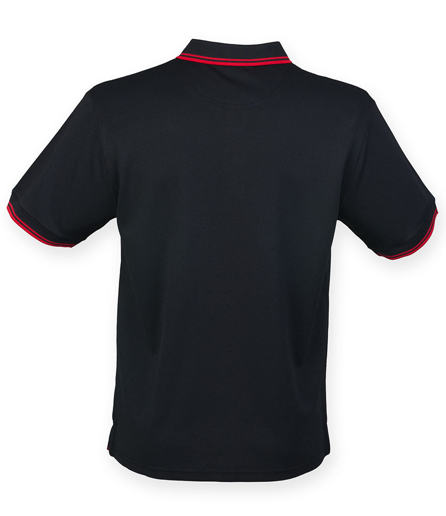 Henbury Coolplus® Tipped Polo Shirt