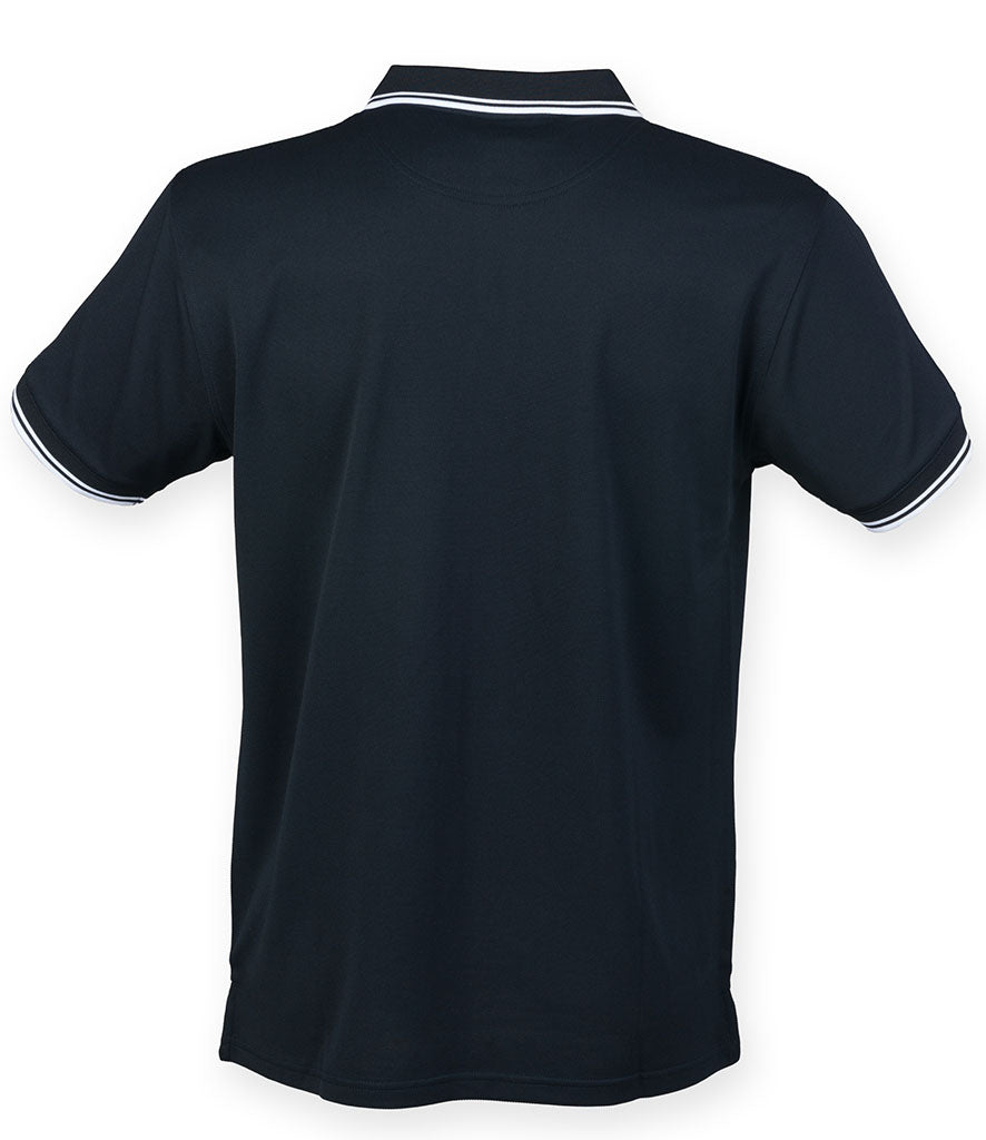 Henbury Coolplus® Tipped Polo Shirt