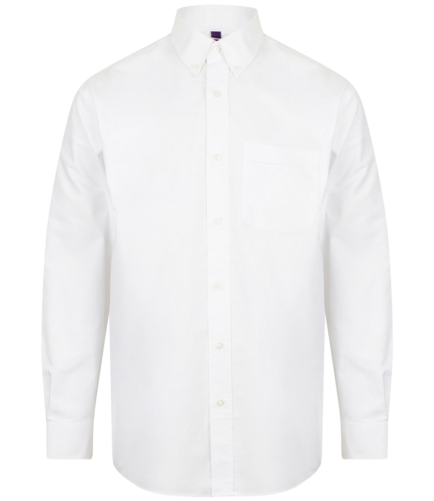 Henbury Long Sleeve Classic Oxford Shirt