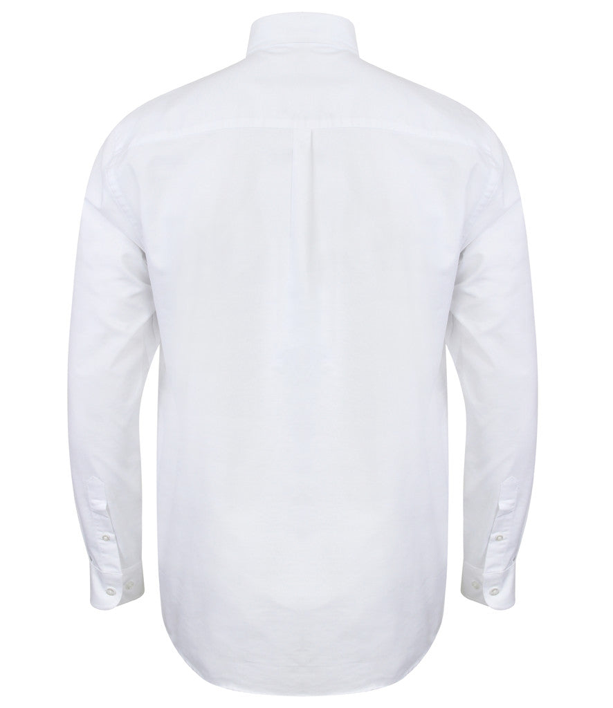 Henbury Modern Long Sleeve Classic Fit Oxford Shirt