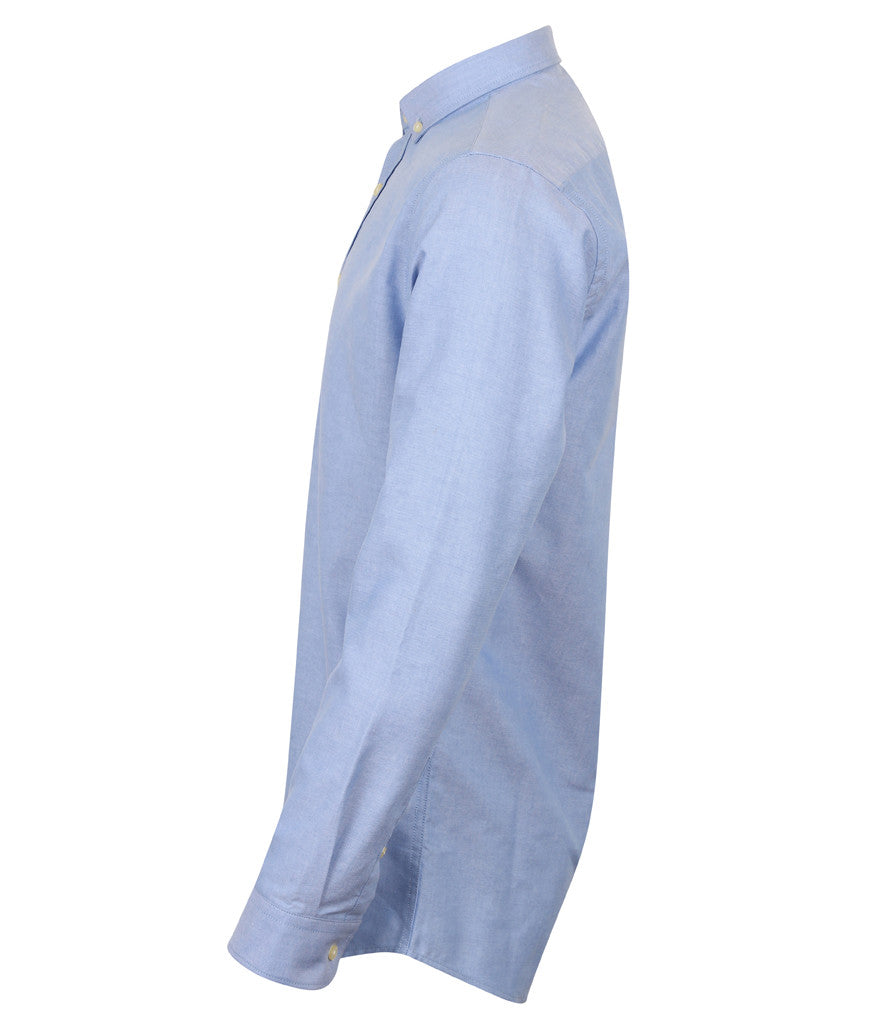 Henbury Modern Long Sleeve Regular Fit Oxford Shirt