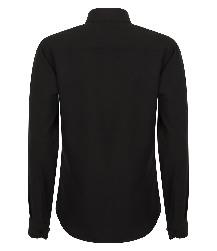 Henbury Ladies Long Sleeve Wicking Shirt
