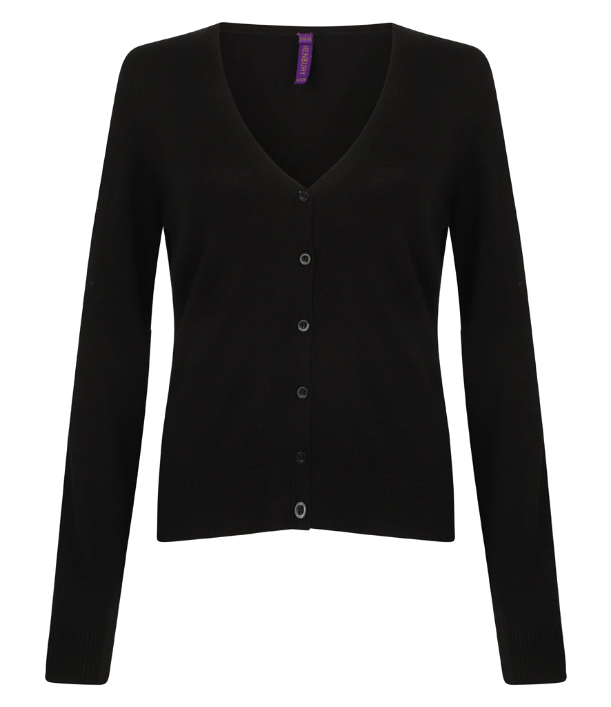 Henbury Ladies Lightweight V Neck Cardigan