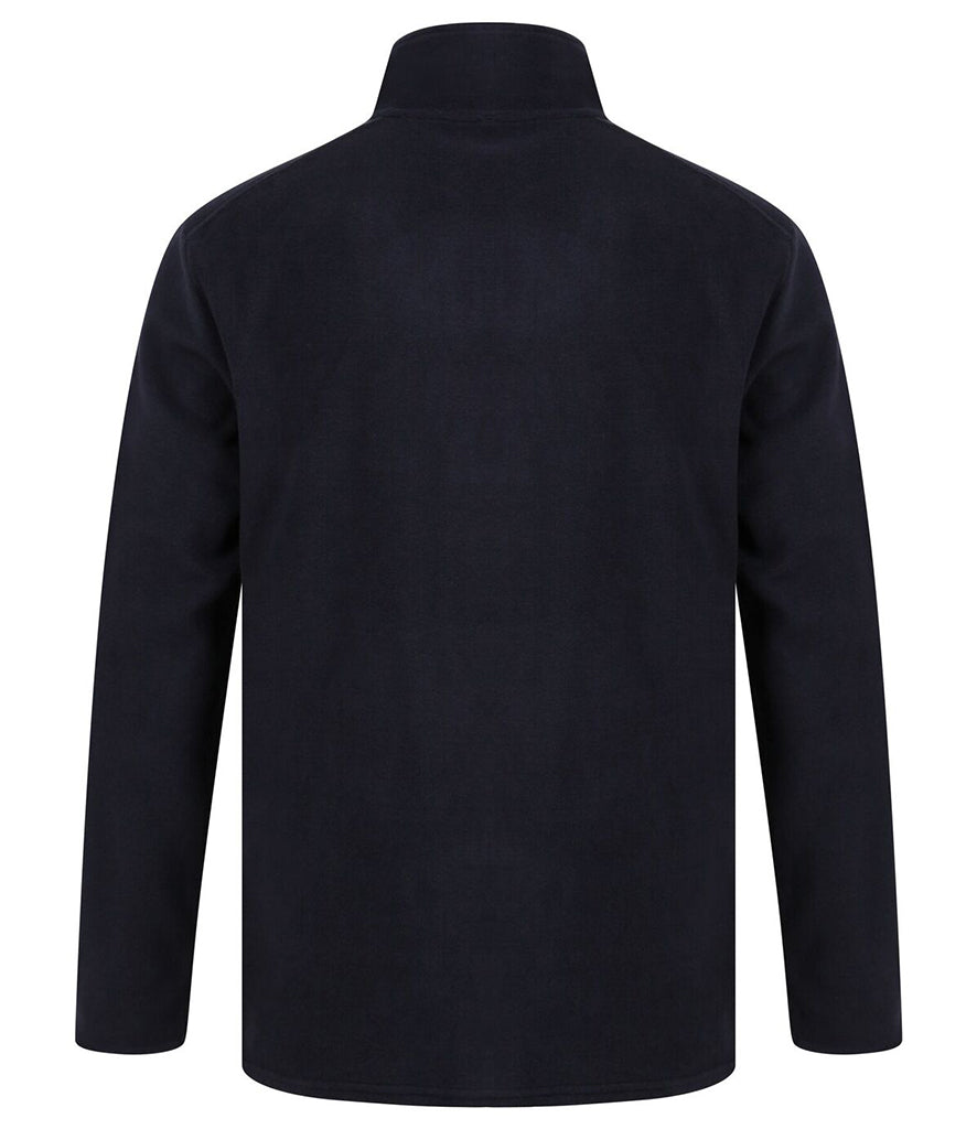 Henbury Zip Neck Micro Fleece