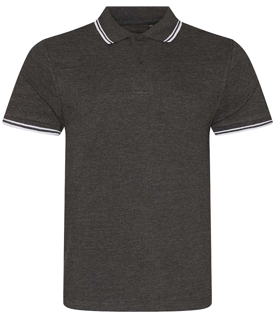 AWDis Stretch Tipped Piqué Polo Shirt