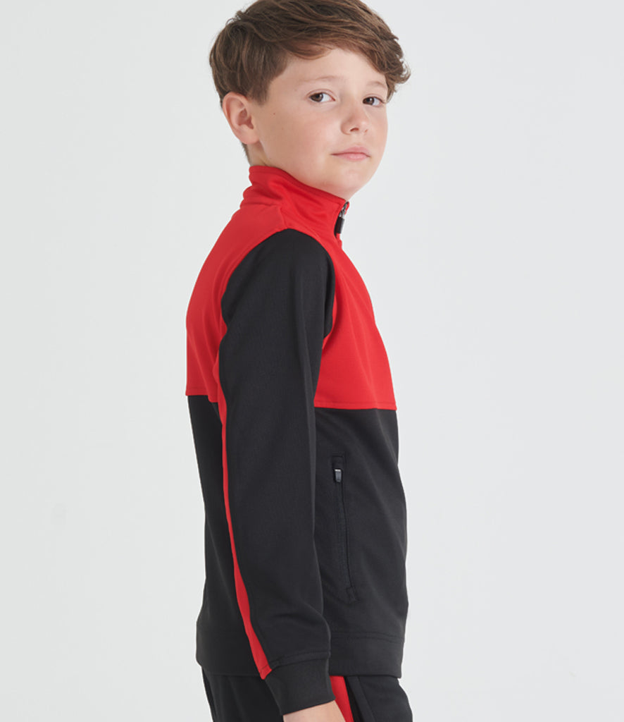 Finden + Hales Kids 1/4 Zip Tracksuit Top