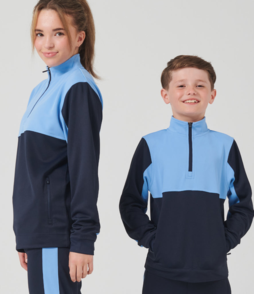 Finden + Hales Kids 1/4 Zip Tracksuit Top