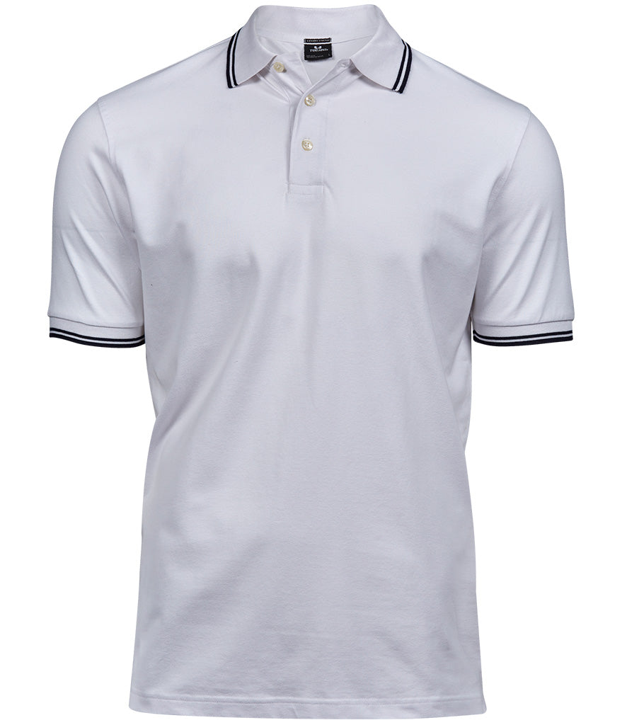 Tee Jays Luxury Stretch Tipped Polo Shirt
