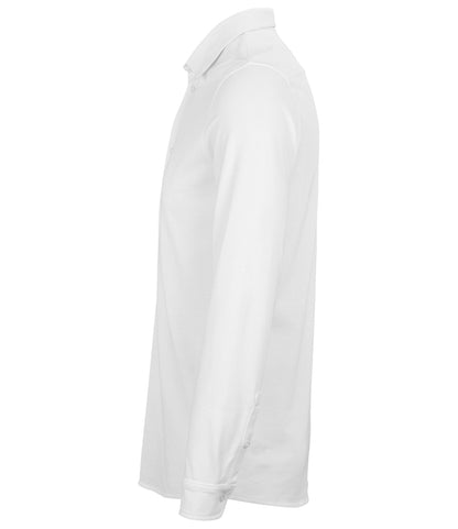 NEOBLU Basile Organic Cotton Long Sleeve PiquÃ© Shirt