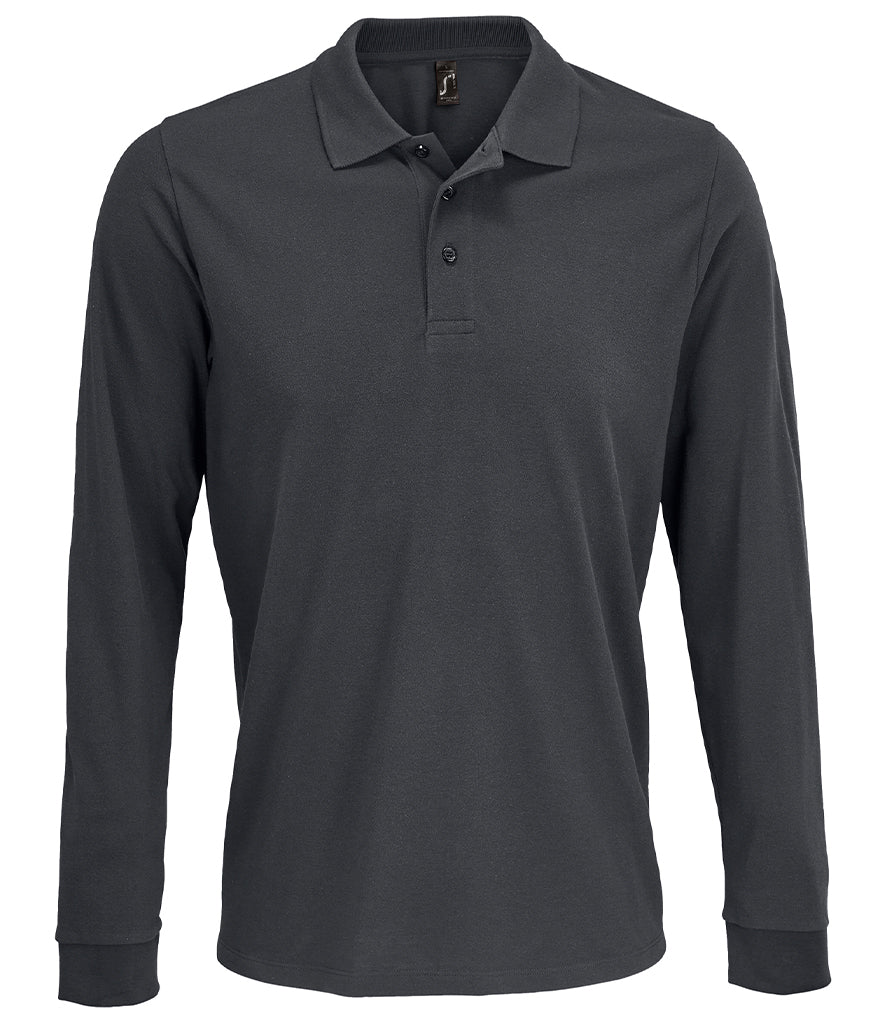 SOL'S Unisex Prime Long Sleeve PiquÃ© Polo Shirt