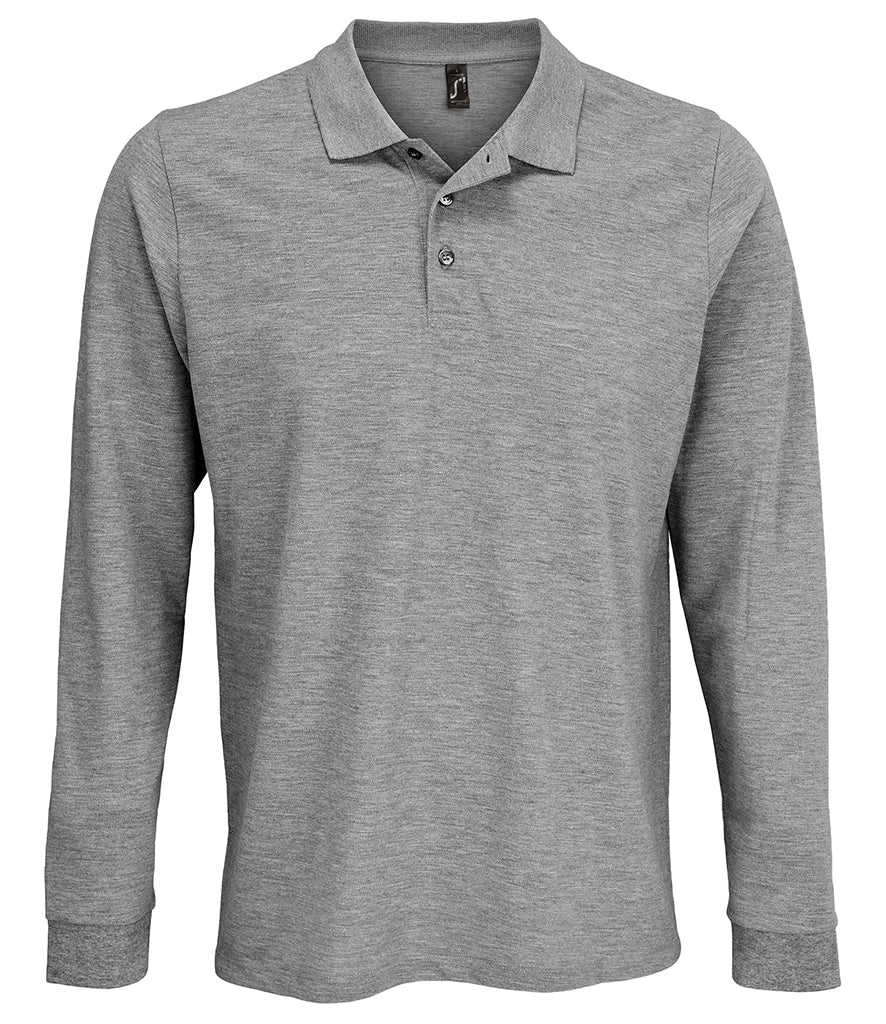 SOL'S Unisex Prime Long Sleeve PiquÃ© Polo Shirt