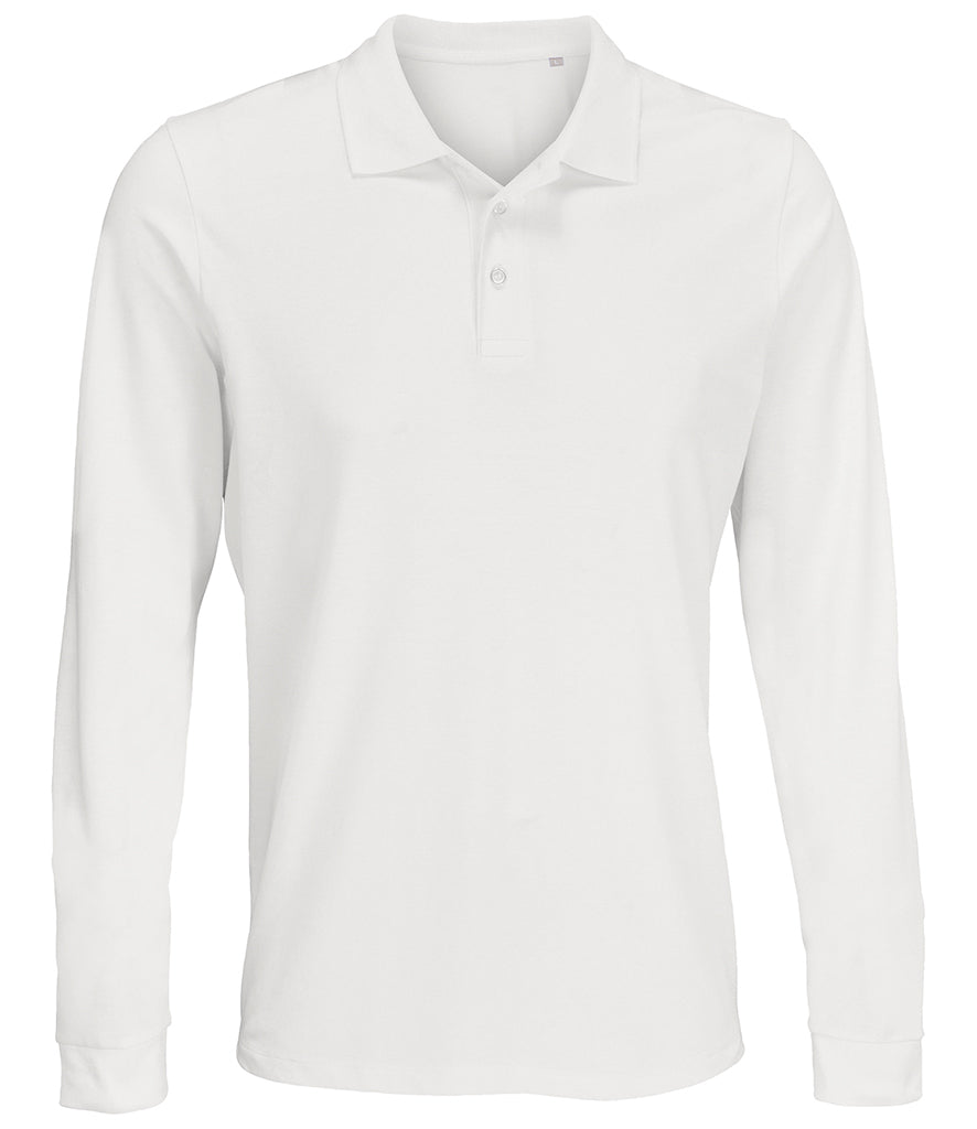 SOL'S Unisex Prime Long Sleeve PiquÃ© Polo Shirt