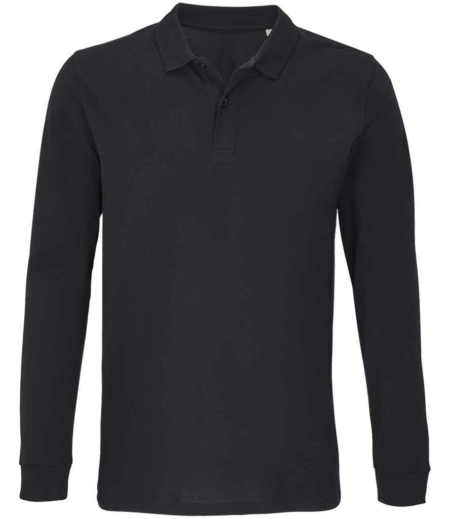 SOL'S Unisex Planet Long Sleeve PiquÃ© Polo Shirt