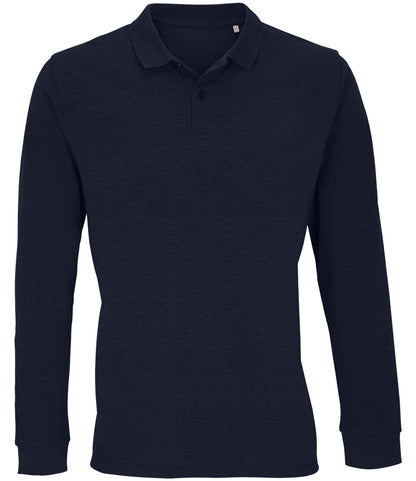 SOL'S Unisex Planet Long Sleeve PiquÃ© Polo Shirt