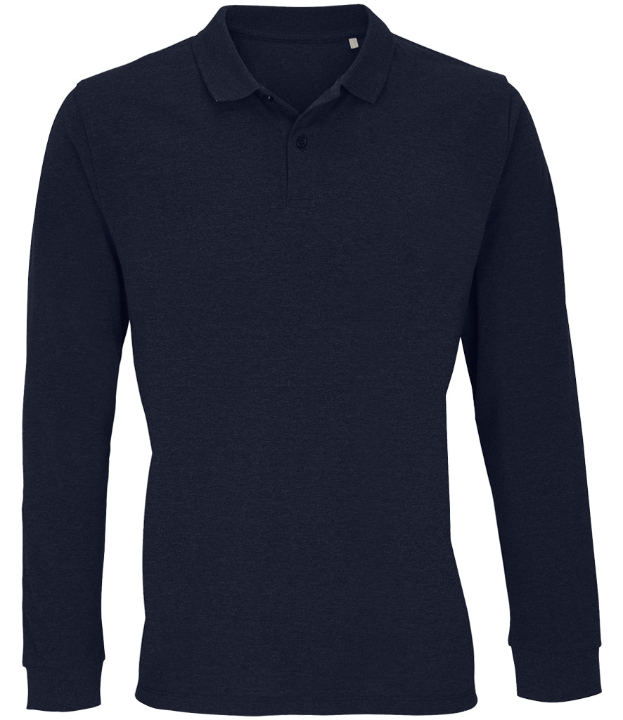 SOL'S Unisex Planet Long Sleeve PiquÃ© Polo Shirt