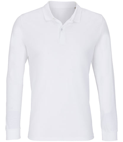 SOL'S Unisex Planet Long Sleeve PiquÃ© Polo Shirt
