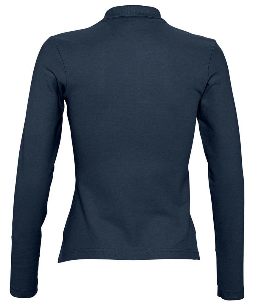 SOL'S Ladies Podium Long Sleeve Cotton PiquÃ© Polo Shirt