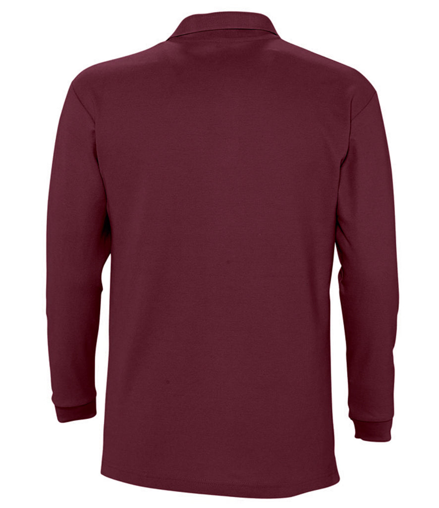SOL'S Winter II Long Sleeve Cotton PiquÃ© Polo Shirt