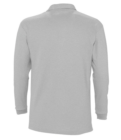 SOL'S Winter II Long Sleeve Cotton PiquÃ© Polo Shirt