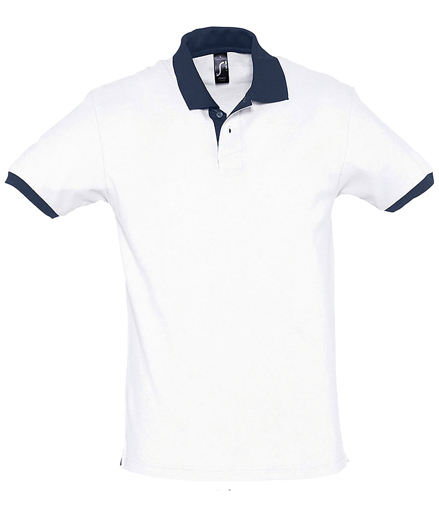 SOL'S Prince Contrast Cotton PiquÃ© Polo Shirt