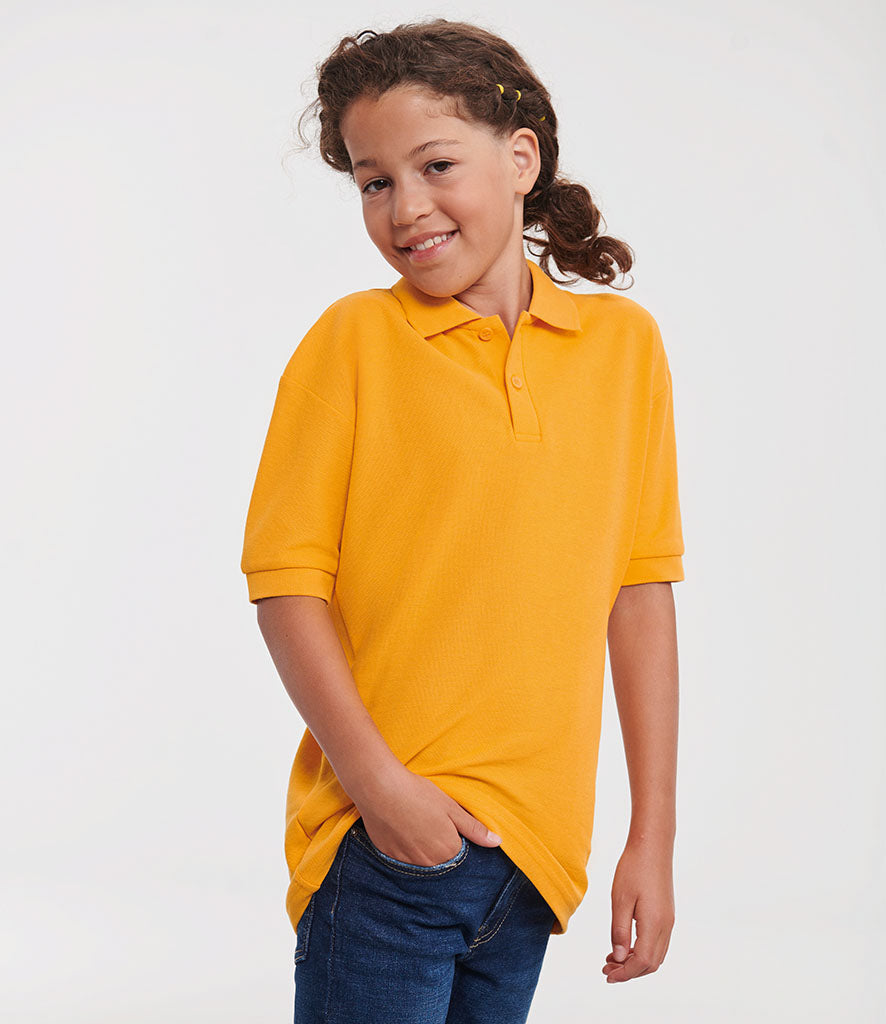 Russell Schoolgear Kids Poly/Cotton PiquÃ© Polo Shirt