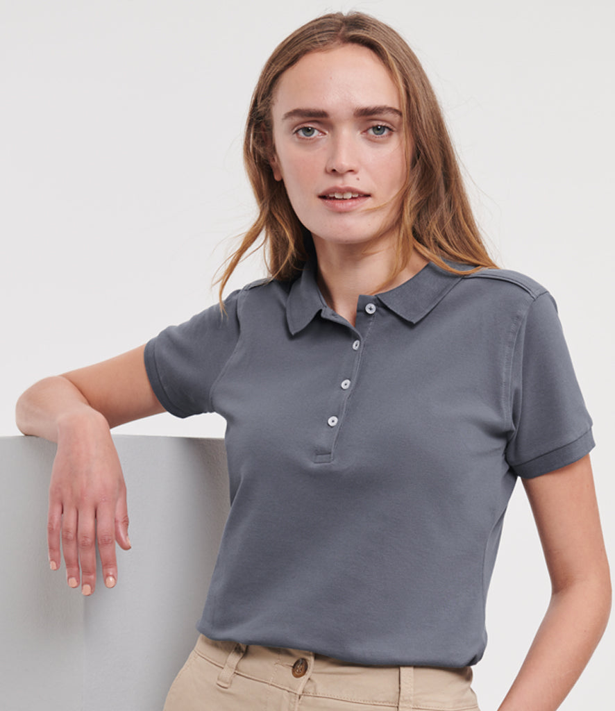 Russell Ladies Stretch PiquÃ© Polo Shirt