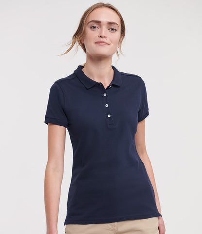 Russell Ladies Stretch PiquÃ© Polo Shirt