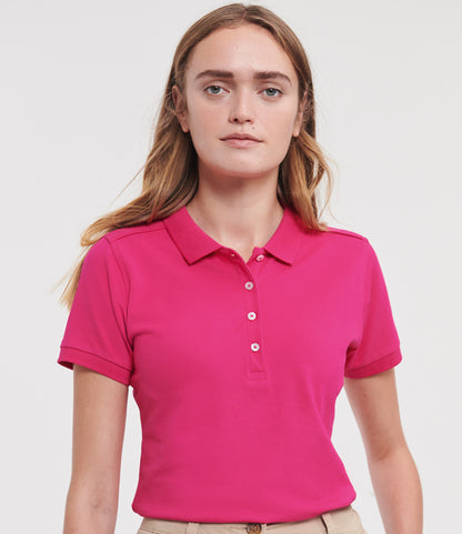 Russell Ladies Stretch PiquÃ© Polo Shirt