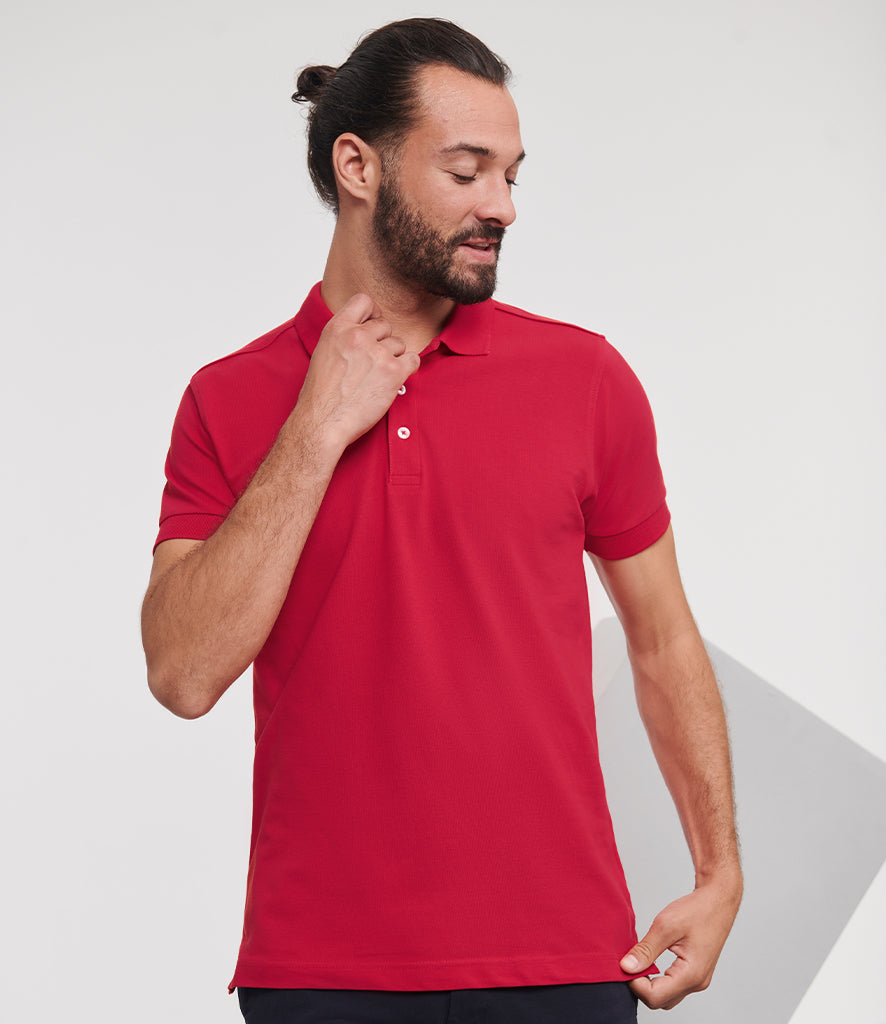 Russell Stretch PiquÃ© Polo Shirt