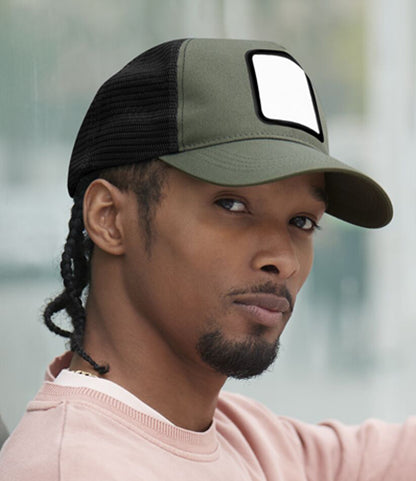 Beechfield AppliquÃ© Patch 5 Panel Trucker Cap