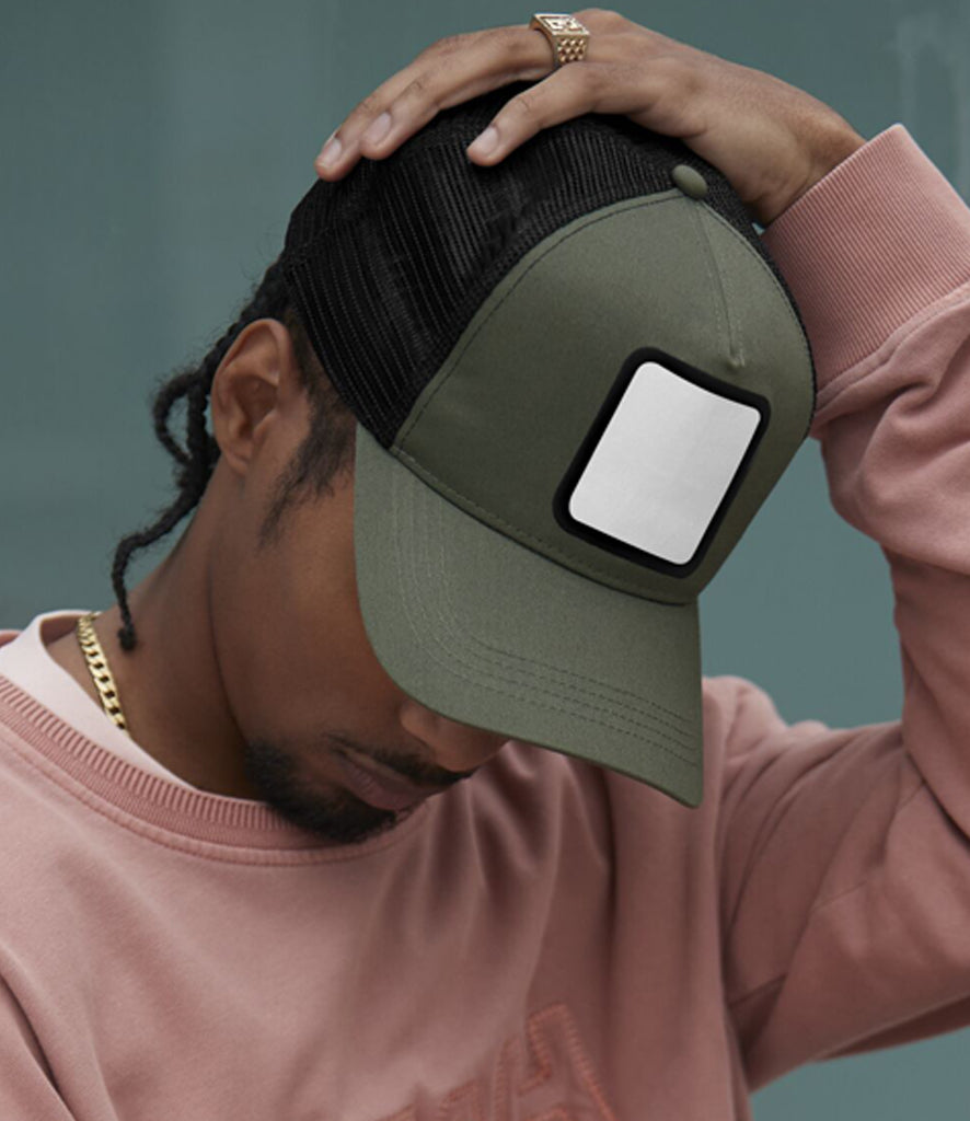 Beechfield AppliquÃ© Patch 5 Panel Trucker Cap