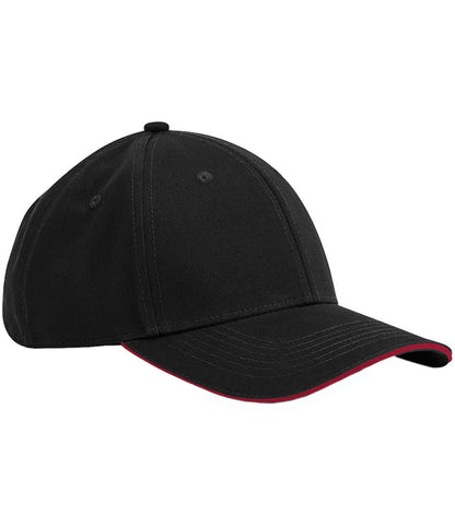 Beechfield EarthAwareÂ® Classic Organic Cotton 6 Panel Sandwich Peak Cap