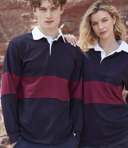 Front Row Panelled Rugby Shirt