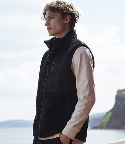 Front Row Recycled Sherpa Gilet