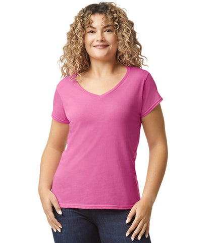 Gildan Ladies SoftStyle® V Neck T-Shirt