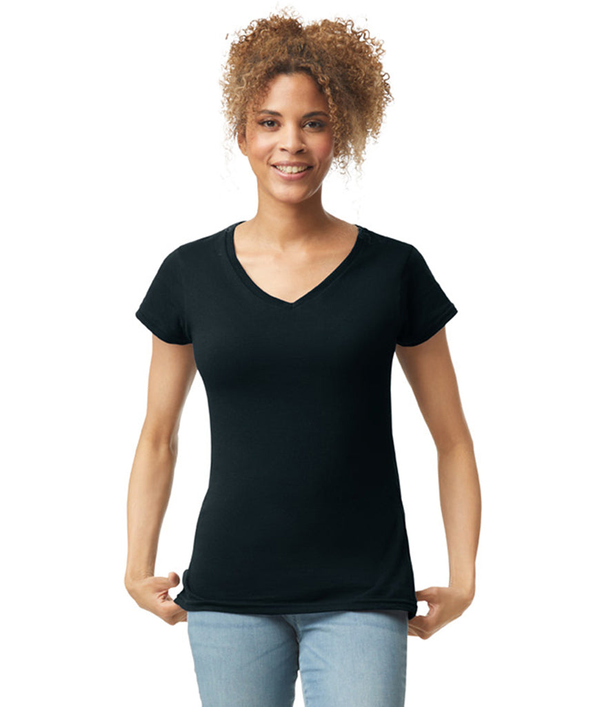 Gildan Ladies SoftStyle® V Neck T-Shirt