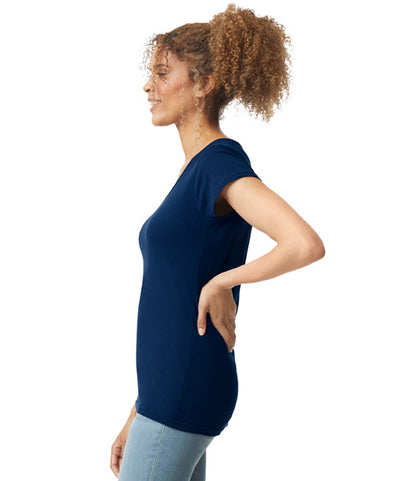 Gildan Ladies SoftStyle® V Neck T-Shirt