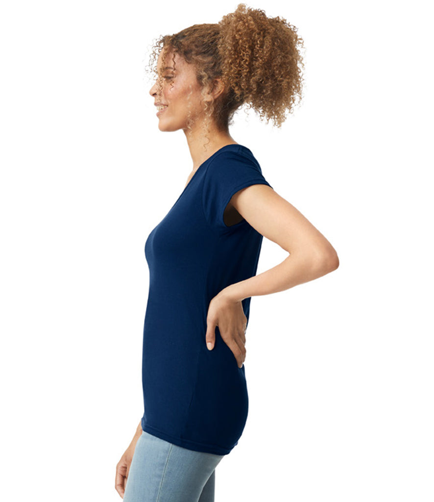 Gildan Ladies SoftStyle® V Neck T-Shirt