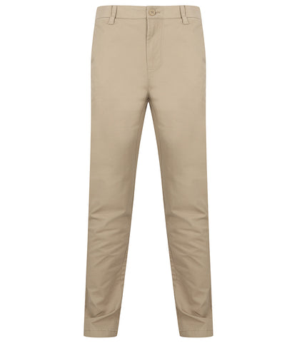 Henbury Stretch Flex Waistband Chino Trousers