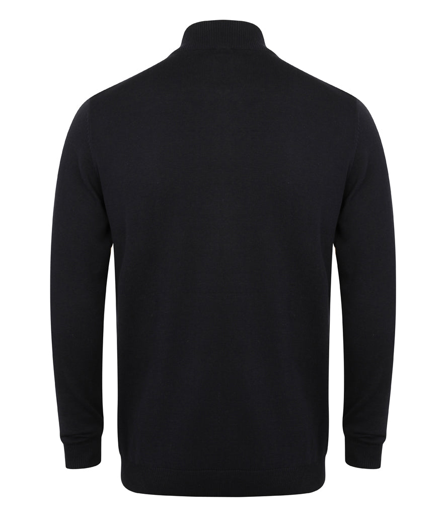 Henbury Unisex Zip Through Cardigan